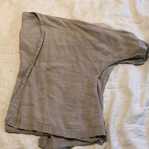 Linenfox lightweight open jacket in beige size medium